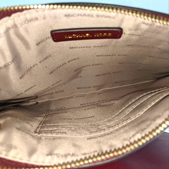 Michael Kors Oxblood Trio Wristlet - Picture 9 of 13